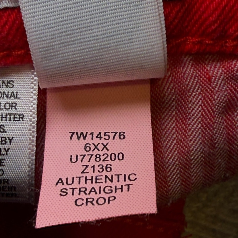 Lucky Brand Red Jean Shorts.  Size 00 - Picture 11 of 12